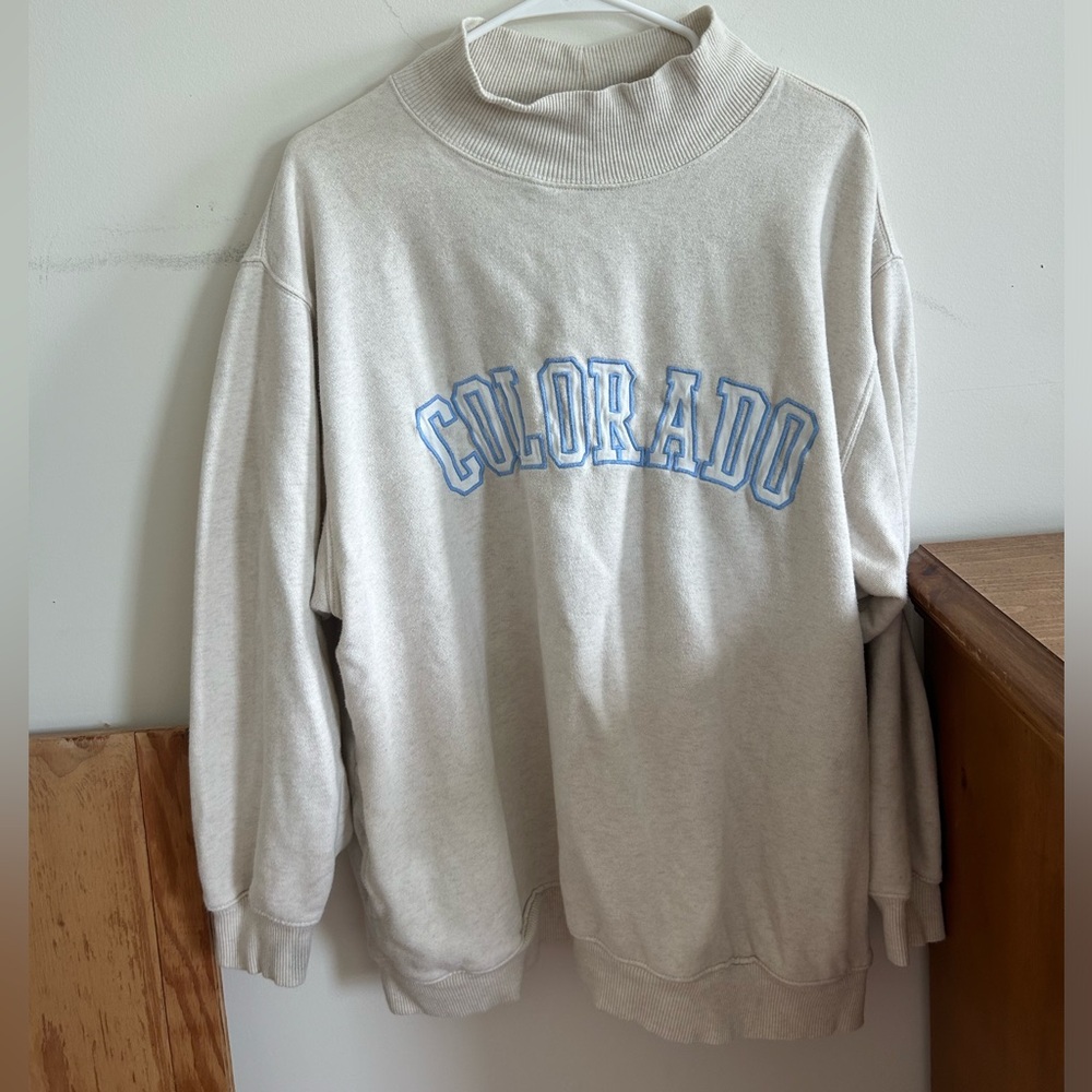 Aerie “Colorado” turtleneck crew
